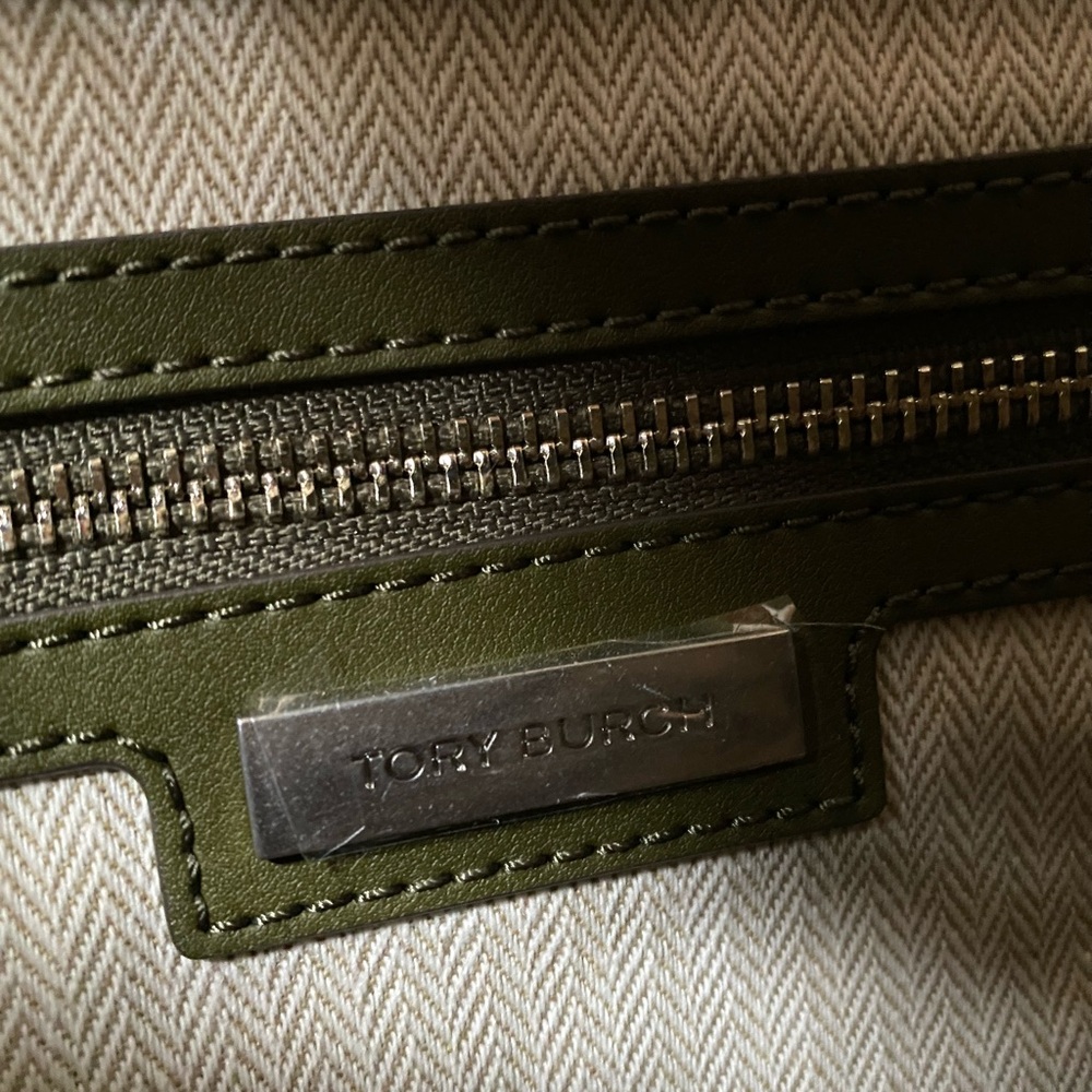 Tory Burch Olive Tote Bag - Picture 3 of 9